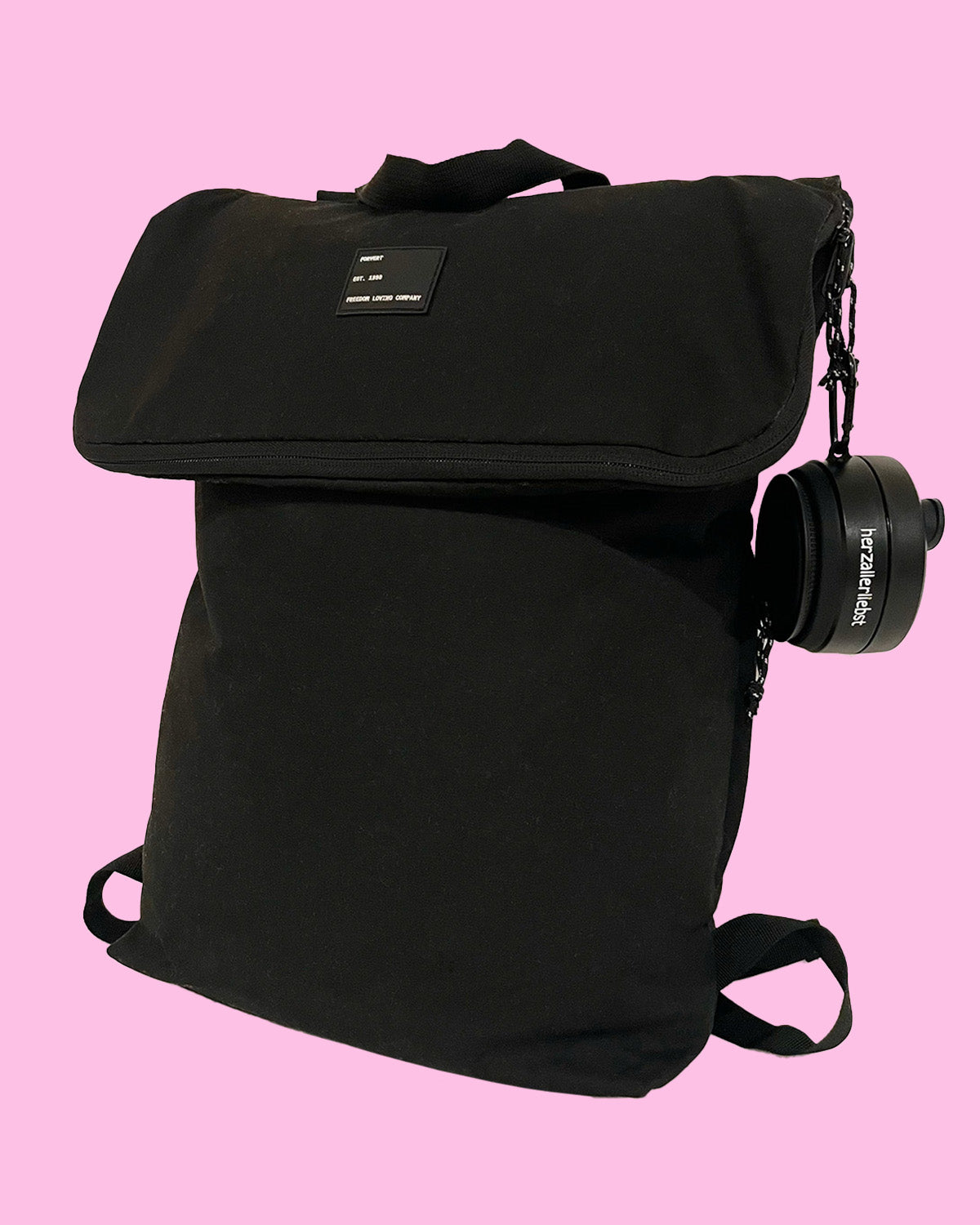 FALTBARER TO-GO-BECHER SILIKON BLACK