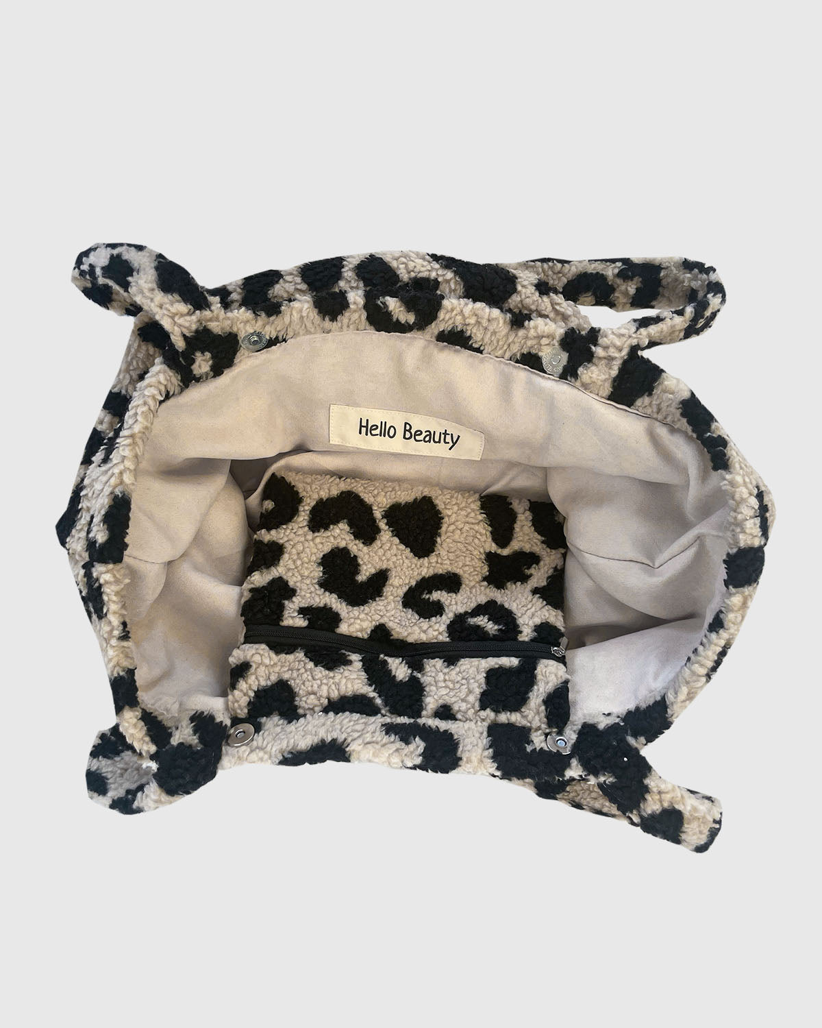 TEDDY MOM BAG LEOPARD