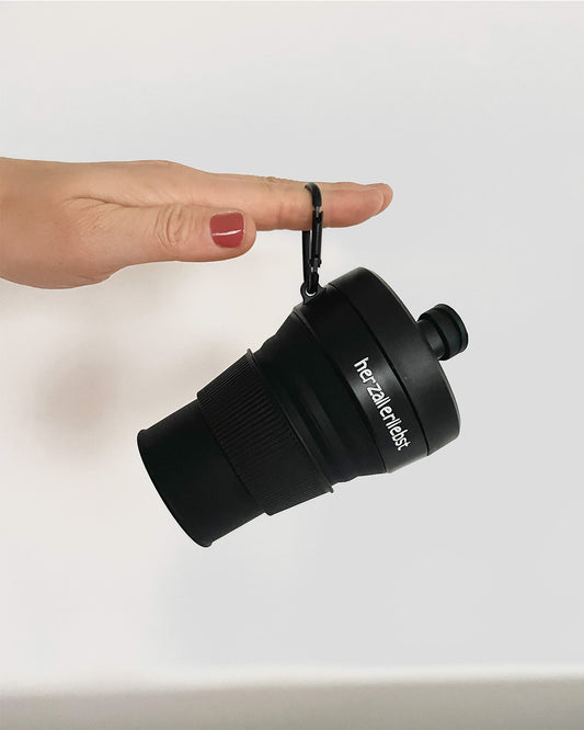 FALTBARER TO-GO-BECHER SILIKON BLACK
